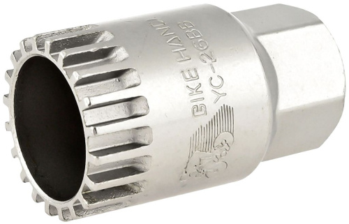 Съемник каретки BIKE HAND YC-26BB для кареток квадрат, ISIS, Octalink (черный)