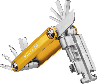 Набор инструментов компактный Topeak MINI P20 (золотой)