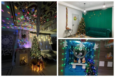 Фоторепортаж: как жители Якутска украсили подъезды к Новому году / Мария Горохова Якутск Якутск Республика Саха (Якутия)