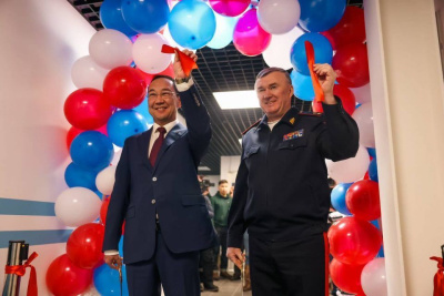 В Якутске открыли новый спортивный зал с тиром в Центре профессиональной подготовки МВД / ЯСИА Якутск Якутск Республика Саха (Якутия)