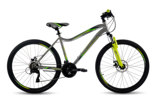 Женский велосипед Stels Miss 5000 MD V020, год 2025, цвет Серый-Зеленый, ростовка 16