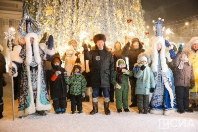 Глава Якутии Айсен Николаев поздравил с новым 2024 годом / ЯСИА   