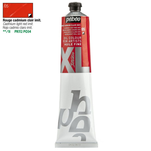 Масло PEBEO "Studio XL" 200 мл кадмий красный светлый