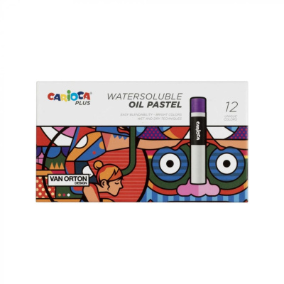 Набор пастели водорастворимой масляной "Carioca Plus" 12 цв.
