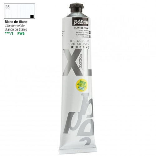 Масло PEBEO "Studio XL" 200 мл белила титановые