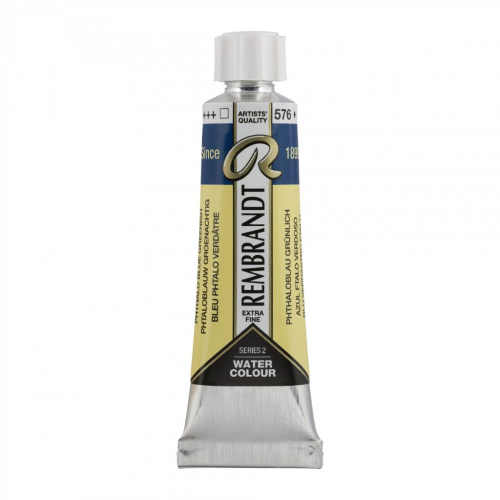 Акварель Talens "Rembrandt" 10 мл Сине-зелёный фталоцианин