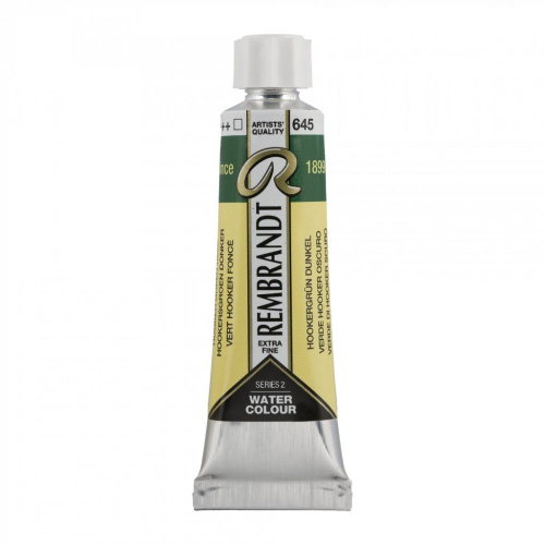 Акварель Talens "Rembrandt" 10 мл Зеленый Хукера насыщенный