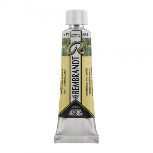 Акварель Talens "Rembrandt" 10 мл Зеленый искрящийся (новый)