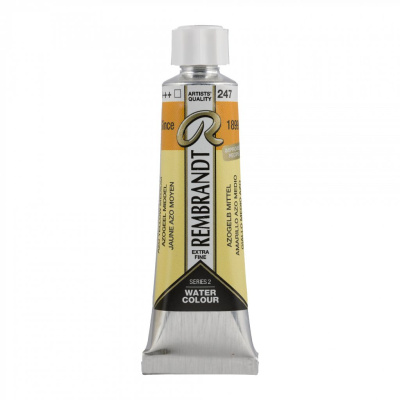 Акварель Talens "Rembrandt" 10 мл Желтый средний АЗО ФЦ (улучшенный)