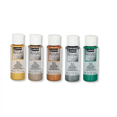Акрил для декора Pebeo "Acrylic Paint" 59 мл, перламутровый