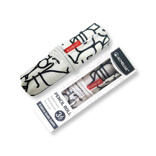 Пенал скрутка 36 отделений Acmeliae белый