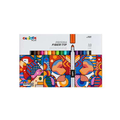 Набор маркеров для скетчинга "Carioca Plus" 18 цв.