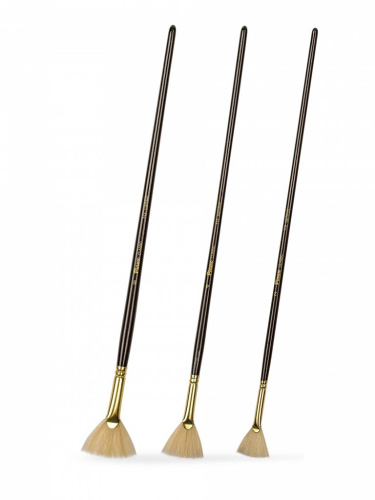 Набор кистей щетина Pinax "ARTISTS CLASSIC" веерные 3 шт