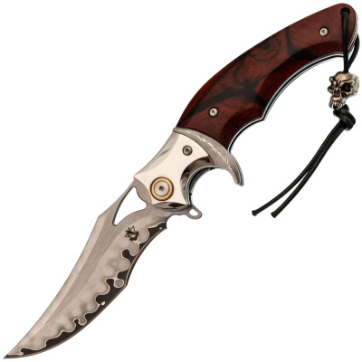 Складной нож Steelclaw Запад-01, сталь VG10/дамаск, рукоять палисандр