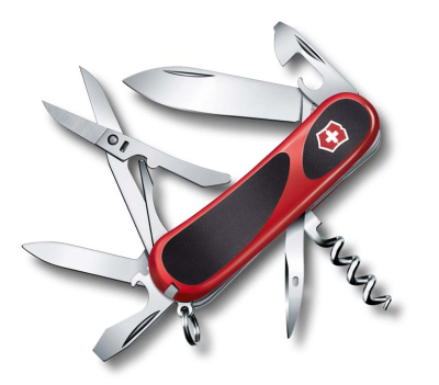Нож перочинный Victorinox EvoGrip 14 2.3903.С 85мм 14 функций красно-чёрный