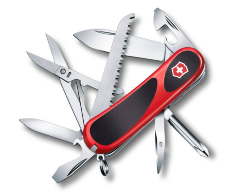 Нож перочинный Victorinox EvoGrip 18 2.4913.C 85мм 15 функций красно-чёрный
