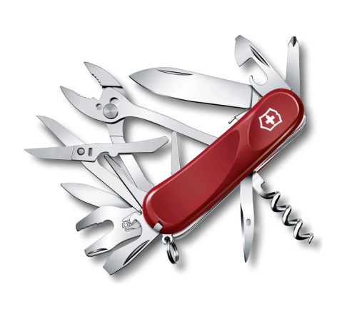 Нож перочинный Victorinox Evolution S557 2.5223.SE 85мм 21 функция красный