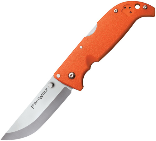 Нож складной Cold Steel Finn Wolf Blaze Orange, сталь AUS-8A, рукоять Grivory®, оранжевый