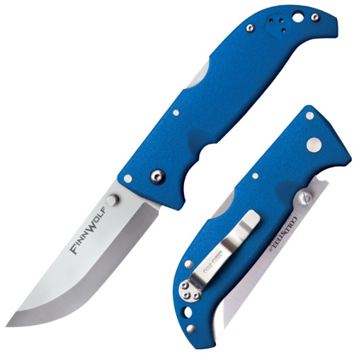 Нож складной Cold Steel Finn Wolf Blue, сталь AUS-8A, рукоять Grivory®, синий