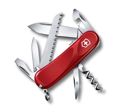 Нож перочинный Victorinox Evolution S13, сталь X50CrMoV15, рукоять нейлон, красный