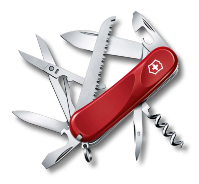 Нож перочинный Victorinox Evolution 17 2.3913.E 85мм 15 функций красный