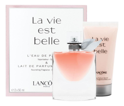 La Vie Est Belle: набор (п/вода 50мл + лосьон д/тела 50мл)