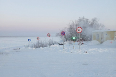 До 30 тонн увеличена грузоподъемность ледовой переправы через Алдан / ЯСИА   