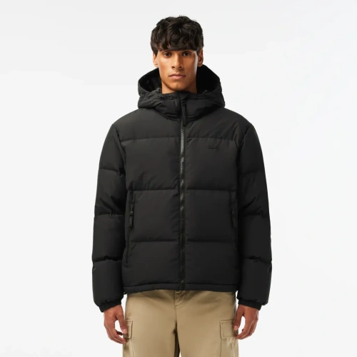 Мужская стеганая водоотталкивающая короткая куртка Lacoste