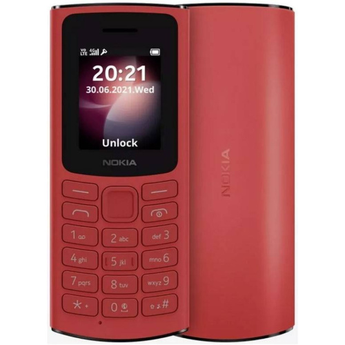 Мобильный телефон Nokia 105 TA-1557 Dual SIM Red
