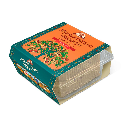 Халва Абрикосовские сладости с арахисом, 300 гр.