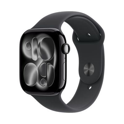 Смарт-часы Apple Watch Series 11 42mm Jet Black Aluminium Case with Black Sport Band (M/L)