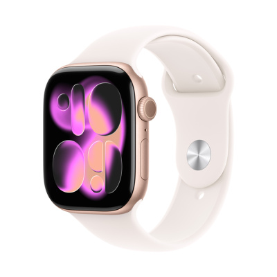 Смарт-часы Apple Watch Series 11 46mm Rose Gold Aluminium Case with Light Blush Sport Band (M/L)