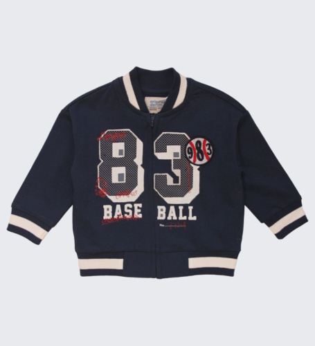 Толстовка на молнии для маленького мальчика