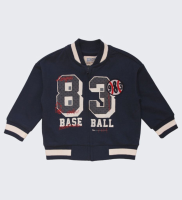 Толстовка на молнии для маленького мальчика