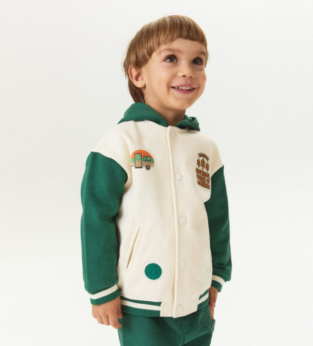 Толстовка на молнии для маленького мальчика