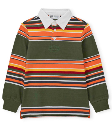 Поло с длинным рукавом для мальчика