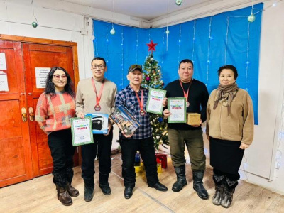 В Намском улусе Якутии прошёл турнир по корнхоллу среди ветеранов боевых действий / ЯСИА   