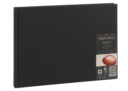 Блокнот для зарисовок Fabriano "Drawingbook" ландшафт 21х29,7 см 60 л 160 г мелкозернистая