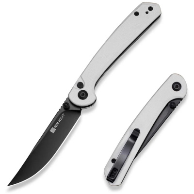 Складной нож Sencut Skelfin, сталь 9Cr18MoV, рукоять G10, белый