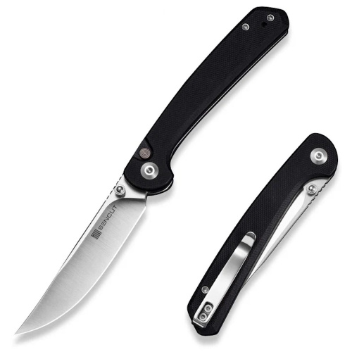 Складной нож Sencut Skelfin, сталь 9Cr18MoV, рукоять G10, черный