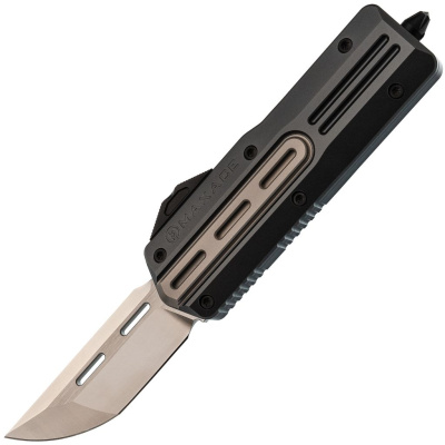 Автоматический нож Maxace Uranus T/E Satin сталь 10Cr15CoMoV, рукоять Gray Aluminum