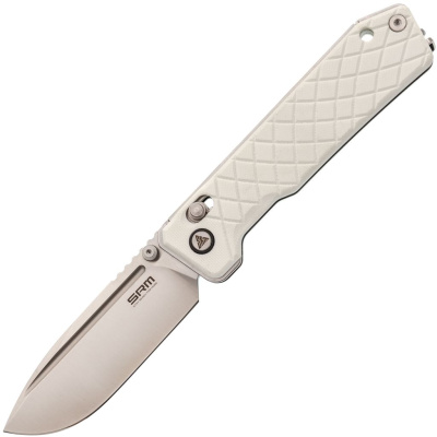 Складной нож SRM Rubik Large 7228B-GT, сталь 14C28N, рукоять G10