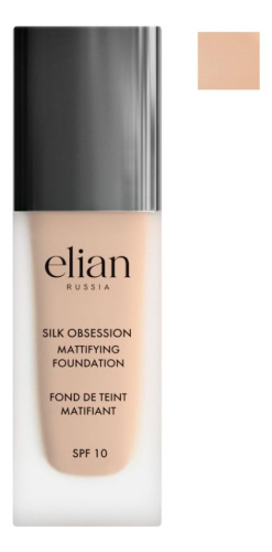 Тональный крем для лица Silk Obsession Mattifying Foundation SPF10 35мл: 25 Almond