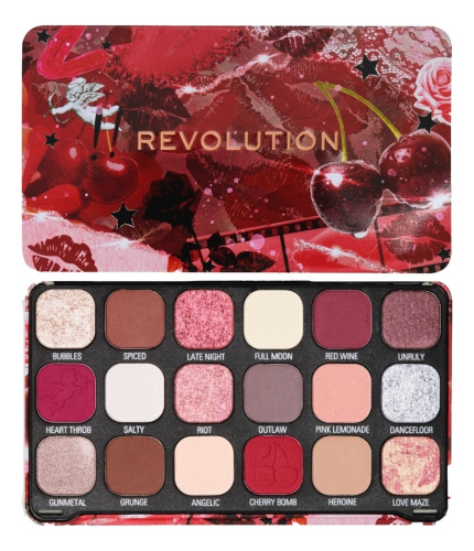 Палетка теней для век Forever Flawless 19,8г: Cherry Rebel Red