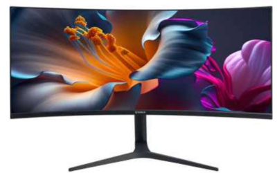 Монитор 38" Irbis NOBLEVIEW INV38UIDR 3840x1600 LED, 21:9, IPS, 300cd, 2000:1, 3ms, 178/178, DP, HDMI, USB, Tilt, swivel, VESA, black