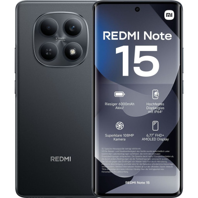 Xiaomi Redmi Note 15 4G 8/128Gb (Black)