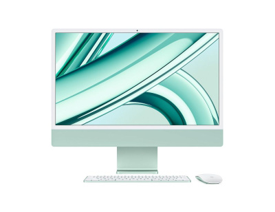 Apple iMac 24" with Retina 4.5K (M3 8C CPU / 10C GPU, 16GB, 1TB SSD) (Green) (Z19J0001L)