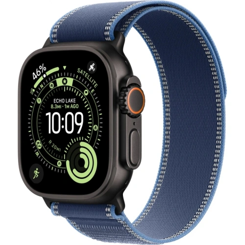Смарт-часы Apple Watch Ultra 3 49mm Black Titanium Case with Blue/Bright Blue Trail Loop (S/M)
