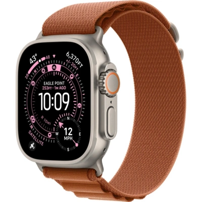 Смарт-часы Apple Watch Ultra 3 49mm Natural Titanium Case with Terra Cotta Alpine Loop (L)