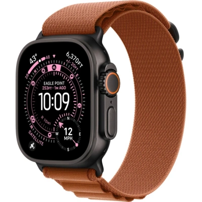 Смарт-часы Apple Watch Ultra 3 49mm Black Titanium Case with Terra Cotta Alpine Loop (M)